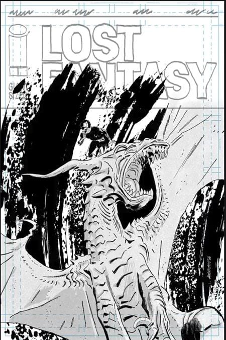LOST FANTASY #12 CVR C 1:25 INCV ALEX DIOTTO RAW ART VAR