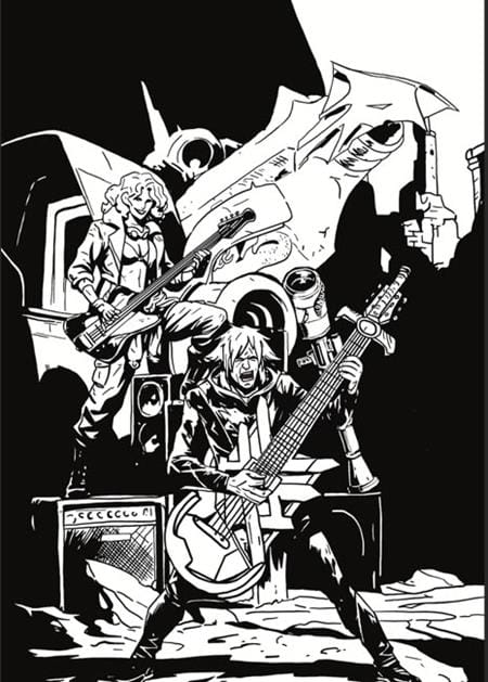 LOST FANTASY #14 CVR D EMMANUEL GERVASONI CARDSTOCK CONCERT B&W VAR (Release Date: 11/25/2026)