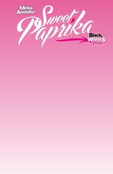 Image Comics Comic Books MIRKA ANDOLFOS SWEET PAPRIKA BLACK WHITE & PINK HALLOWEEN SPECIAL #1 (OF 2) CVR G BLANK SKETCH VAR (MR) (Release Date: 10/21/2026) 70985304892300171 0826IM0347