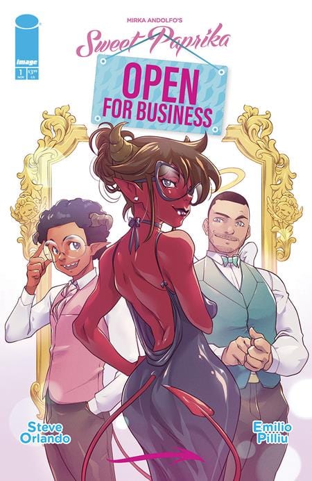 Image Comics Comic Books MIRKA ANDOLFOS SWEET PAPRIKA OPEN FOR BUSINESS #1 (OF 5) CVR A EMILIO PILLIU (MR) 70985304165800111 0924IM271