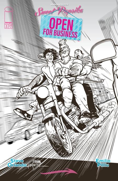Image Comics Comic Books MIRKA ANDOLFOS SWEET PAPRIKA OPEN FOR BUSINESS #4 (OF 5) CVR D ADAM GRAPHITE VAR (MR) 70985304165800441 1224IM345