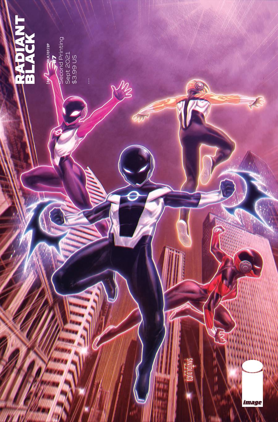 Image Comics Comic Books RADIANT BLACK #7 2ND PTG MV 70985303068300712