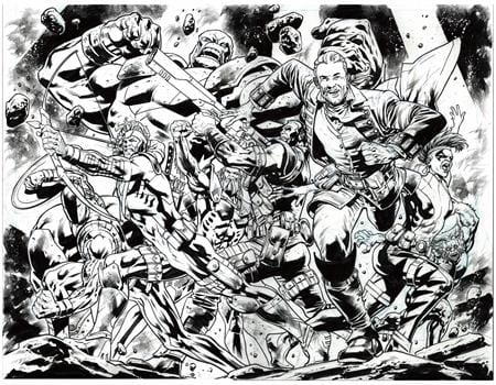 Image Comics Comic Books REDCOAT #15 CVR E BRYAN HITCH YOUNGBLOOD TEAM UP BW VIRGIN VAR 0825IM9013 70985303967901551