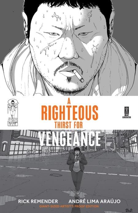 Image Comics Comic Books RIGHTEOUS THIRST FOR VENGEANCE GIANT SIZED ARTISTS PROOF EDITION #1 (MR) 70985304476500111 0825IM0312