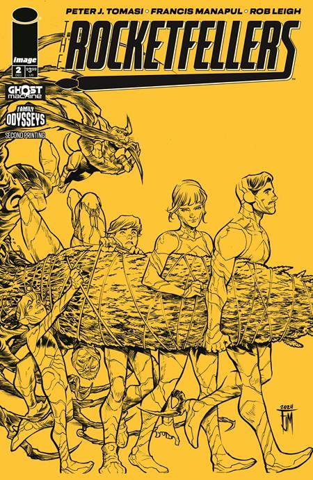 IMAGE COMICS Comic Books ROCKETFELLERS #2 2ND PTG 70985304168900212