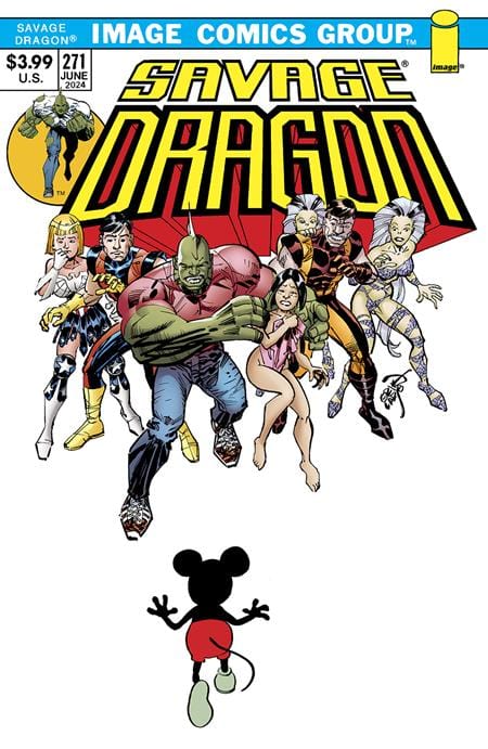 Image Comics Comic Books SAVAGE DRAGON #271 CVR B ERIK LARSEN 70S TRADE DRESS VAR (MR) 70985305211127121 0424IM327