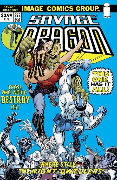 Image Comics Comic Books SAVAGE DRAGON #272 CVR B ERIK LARSEN 70S TRADE DRESS VAR (MR) 70985305211127221 0524IM351