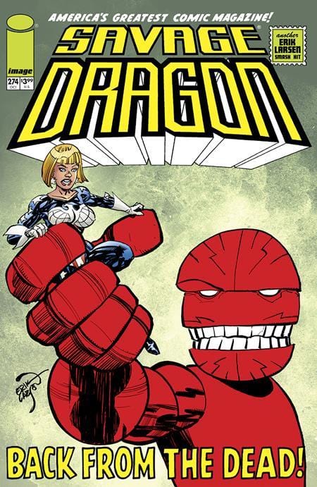 Image Comics Comic Books SAVAGE DRAGON #274 CVR A ERIK LARSEN (MR) 70985305211127411 0824IM424