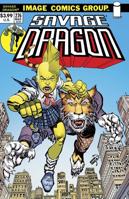 Image Comics Comic Books SAVAGE DRAGON #276 CVR B ERIK LARSEN 70S TRADE DRESS VAR (MR) 70985305211127621 0125IM417