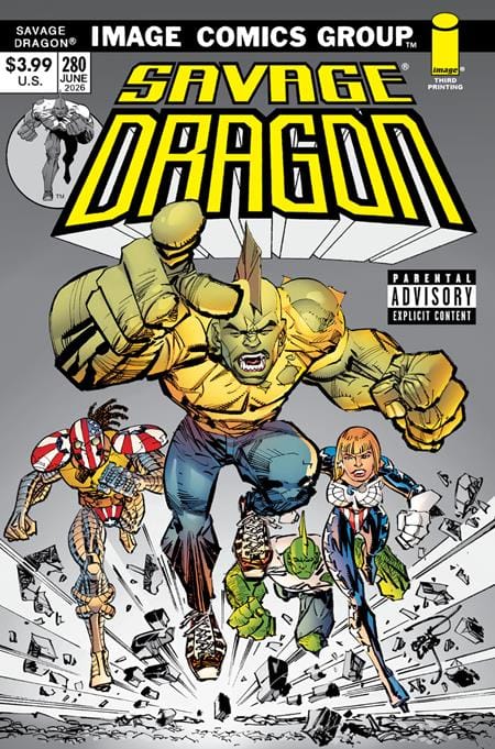 Image Comics Comic Books SAVAGE DRAGON #280 3RD PTG (MR) (Release Date: 09/23/2026) 70985305211128013 0726IM8596