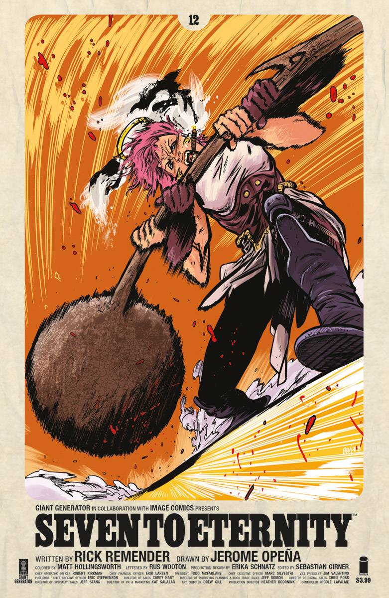 Image Comics Comic Books SEVEN TO ETERNITY #12 CVR B JOHNSON 70985302225101221 JUL180313