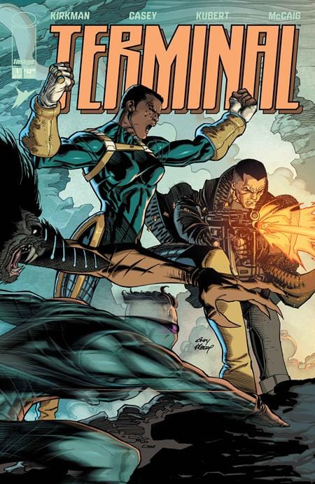 TERMINAL #1 CVR M ANDY KUBERT & DAVE MCCAIG CONNECTING WRAPAROUND CHROMIUM VAR (MR) [SIGNED BY JOE CASEY]