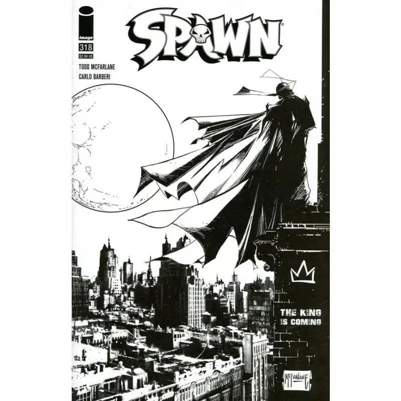 Image Comics Comic Books SPAWN #318 B&W COVER 70985300214731841