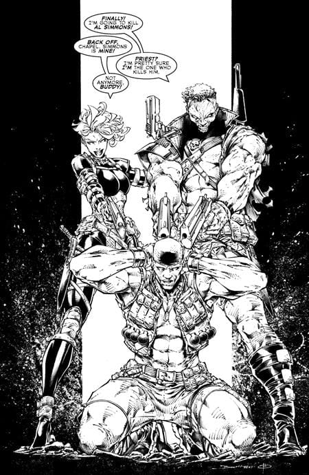 Image Comics Comic Books SPAWN #370 CVR D YOUNGBLOOD TEAM UP B&W VIRGIN VAR 70985300214737041 0825IM8444