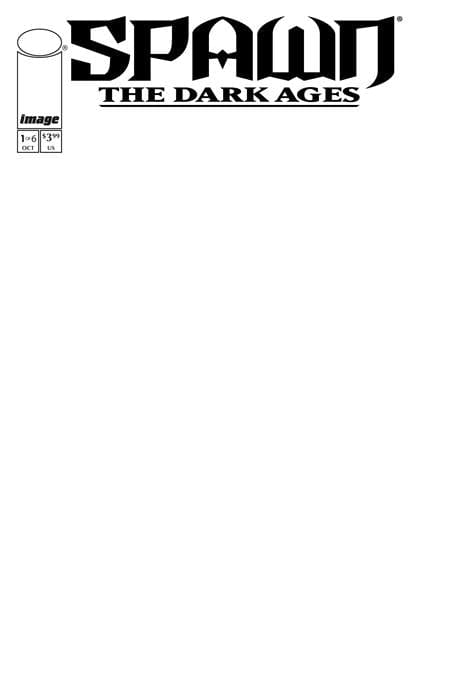 Image Comics Comic Books SPAWN THE DARK AGES #1 (OF 6) CVR B BLANK SKETCH VAR 70985304478900121 0825IM0253