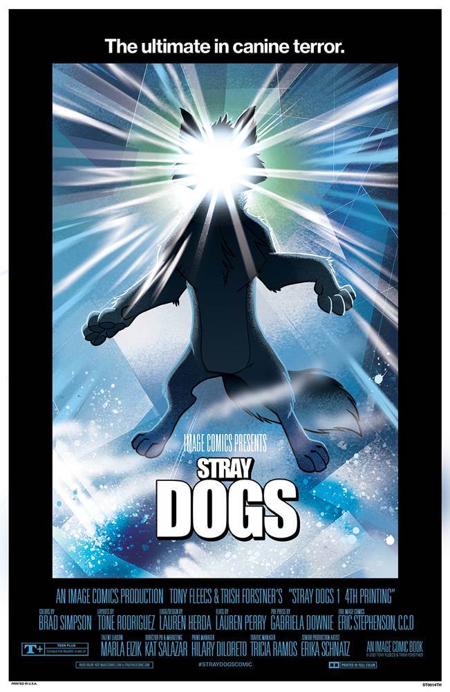 Image Comics Comic Books STRAY DOGS #1 4TH PTG 70985303069000114