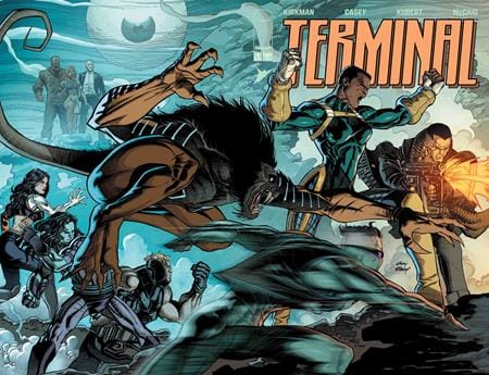 Image Comics Comic Books TERMINAL #1 CVR M ANDY KUBERT & DAVE MCCAIG CONNECTING WRAPAROUND CHROMIUM VAR (MR) 70985304772800141 0526IM0267