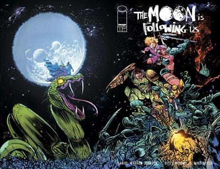 Image Comics Comic Books THE MOON IS FOLLOWING US #1 (OF 10) CVR B DANIEL WARREN JOHNSON & MIKE SPICER WRAPAROUND VAR 70985304090300121 0724IM275