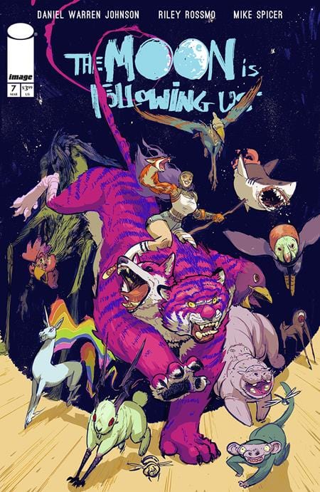 Image Comics Comic Books THE MOON IS FOLLOWING US #7 (OF 10) CVR A RILEY ROSSMO & MIKE SPICER 70985304230300711 0125IM393