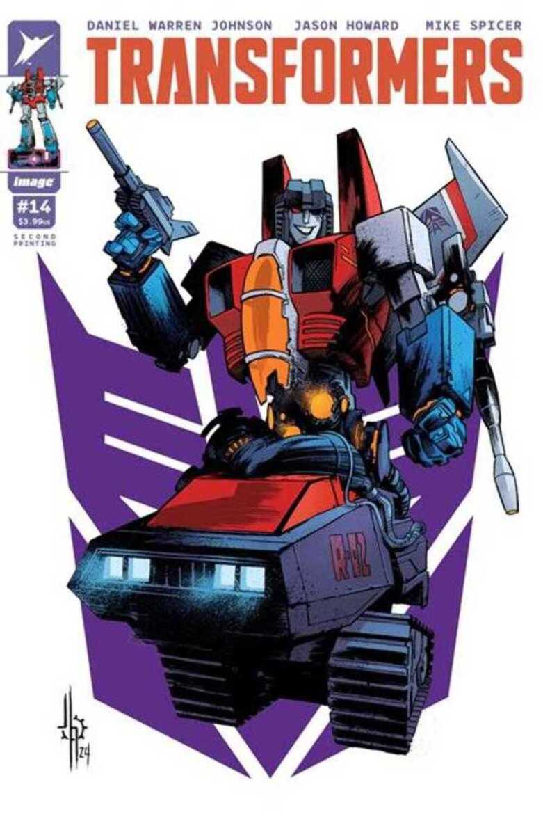 IMAGE COMICS Comic Books TRANSFORMERS #14 2ND PTG CVR A JASON HOWARD 70985303861001412