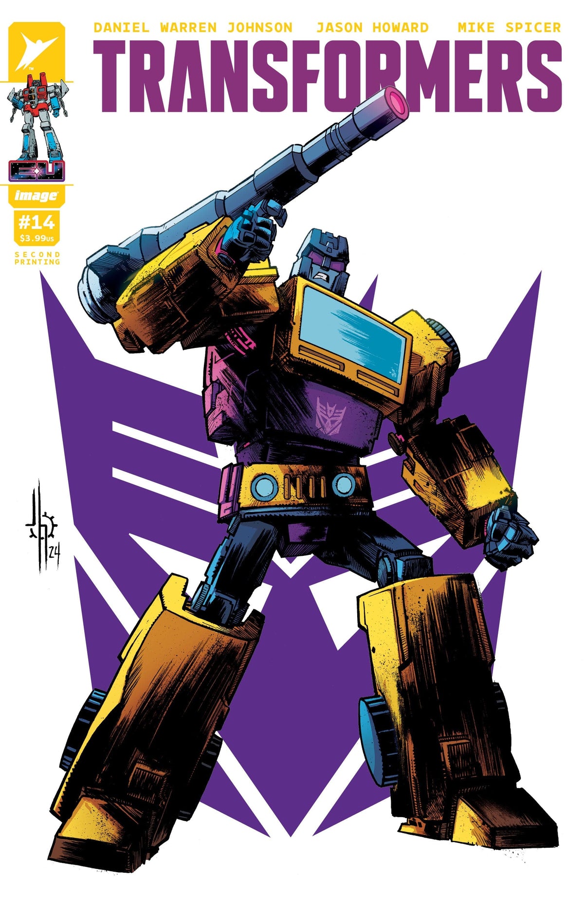 IMAGE COMICS Comic Books TRANSFORMERS #14 2ND PTG CVR B JASON HOWARD VAR 70985303861001422