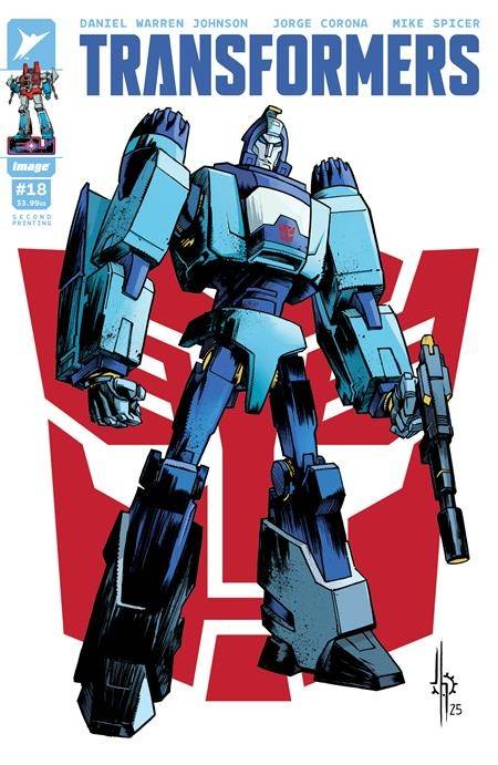 IMAGE COMICS Comic Books TRANSFORMERS #18 2ND PTG CVR B JASON HOWARD AUTOBOT VAR 70985303861001822