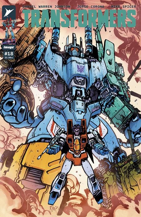 Image Comics Comic Books TRANSFORMERS #18 CVR A DANIEL WARREN JOHNSON & MIKE SPICER 70985303861001811 0125IM434