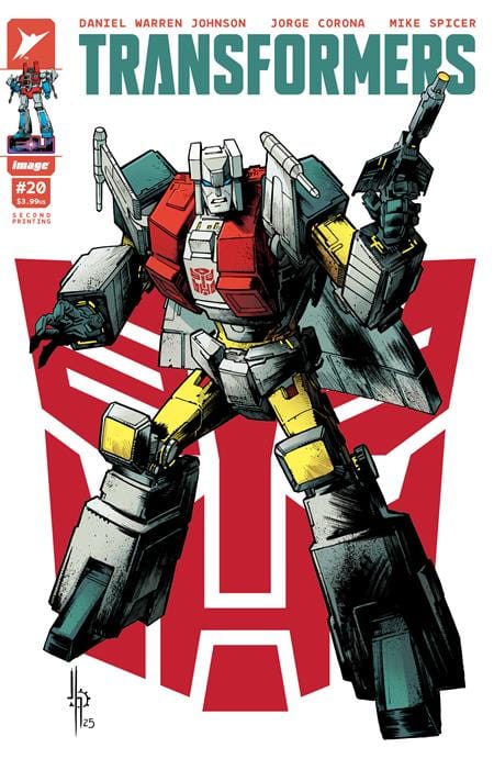 Image Comics Comic Books TRANSFORMERS #20 2ND PTG CVR B JASON HOWARD AUTOBOT VAR 70985303861002022 0625IM836