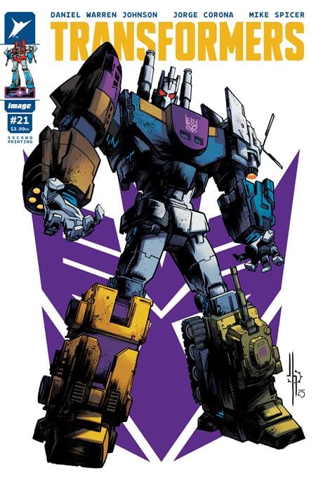 Image Comics Comic Books TRANSFORMERS #21 2ND PTG CVR A JASON HOWARD DECEPTICON CVR 70985303861002112 0625IM837