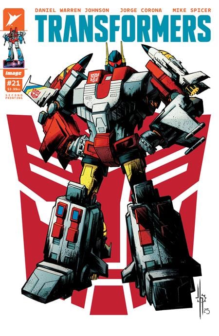 Image Comics Comic Books TRANSFORMERS #21 2ND PTG CVR B JASON HOWARD AUTOBOT VAR 70985303861002122 0625IM838