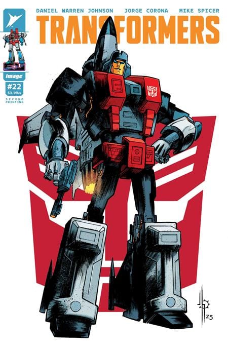 Image Comics Comic Books TRANSFORMERS #22 2ND PTG CVR B JASON HOWARD AUTOBOT VAR 70985303861002222 1125IM8056