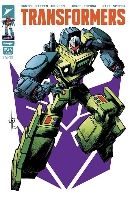 Image Comics Comic Books TRANSFORMERS #24 2ND PTG CVR A JASON HOWARD DECEPTICON 70985303861002412 0825IM8369