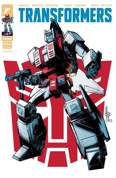 Image Comics Comic Books TRANSFORMERS #24 2ND PTG CVR B JASON HOWARD AUTOBOT VAR 70985303861002422 0825IM8370