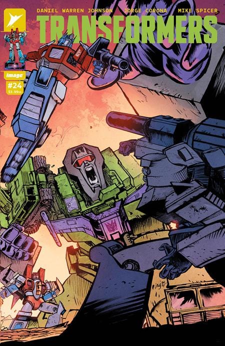 Image Comics Comic Books TRANSFORMERS #24 CVR F DANIEL WARREN JOHNSON & MIKE SPICER WRAPAROUND VAR 70985303861002461 0725IM414