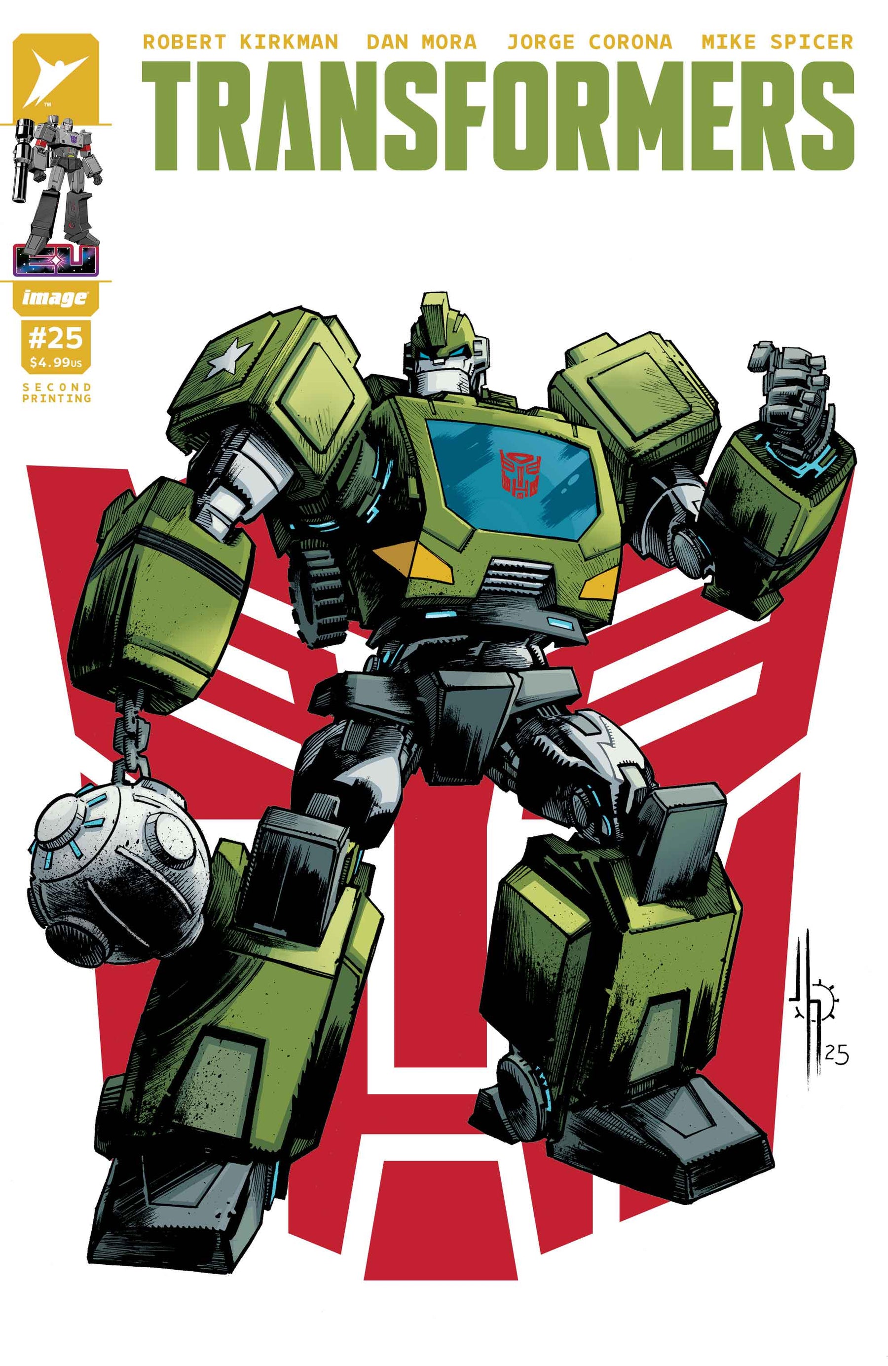 TRANSFORMERS #25 2ND PTG CVR B JASON HOWARD VAR