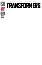 Image Comics Comic Books TRANSFORMERS #25 CVR G BLANK SKETCH AUTOBOT VAR 70985303861002571 0825IM0269