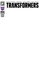 Image Comics Comic Books TRANSFORMERS #25 CVR H BLANK SKETCH DECEPTICON VAR 70985303861002581 0825IM0270