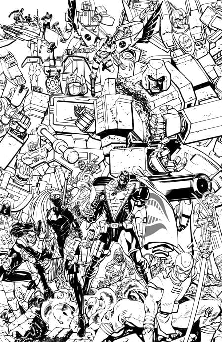 Image Comics Comic Books TRANSFORMERS #33 CVR G TOM REILLY ENERGON UNIVERSE 3RD ANNIVERSARY B&W VAR 70985303861003371 0426IM0440