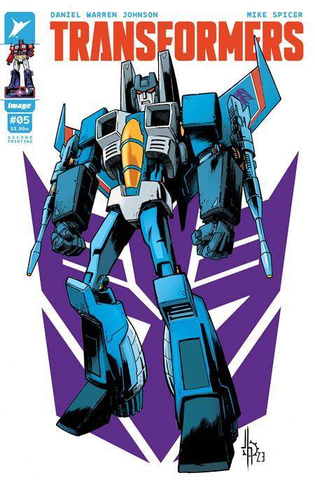 Image Comics Comic Books TRANSFORMERS #5 Second Printing Cvr B Jason Howard Var 70985303861000522 0324IM872