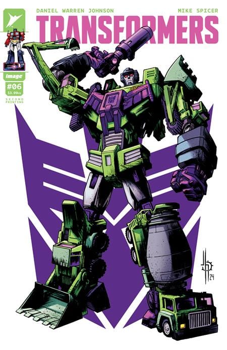 Image Comics Comic Books TRANSFORMERS #6 Second Printing Cvr A Jason Howard 70985303861000612 0324IM864