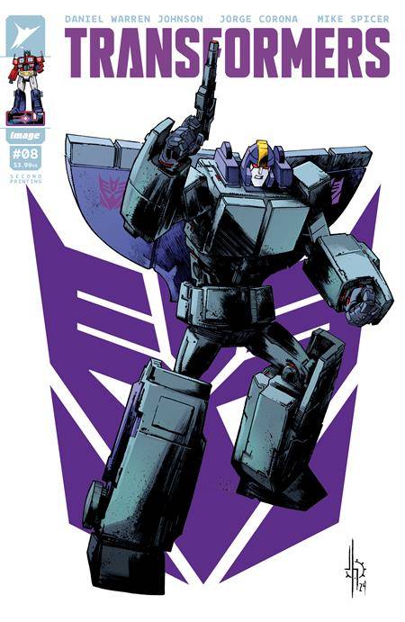 Image Comics Comic Books TRANSFORMERS #8 2ND PTG CVR A DECEPTICON 70985303861000812 0524IM966