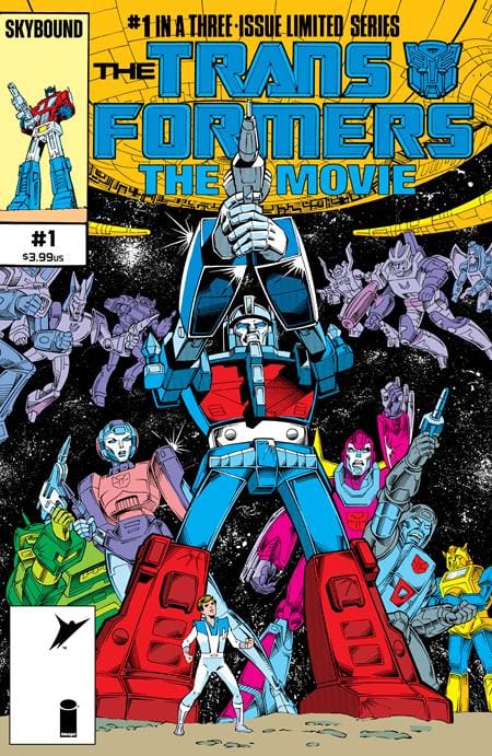 Image Comics Comic Books TRANSFORMERS THE MOVIE 40TH ANNIVERSARY EDITION #1 (OF 3) CVR B DON PERLIN & IAN AKIN VAR 70985304715500121 0426IM0302
