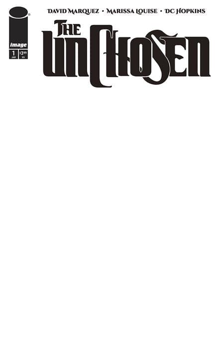 Image Comics Comic Books UNCHOSEN #1 (OF 4) CVR E BLANK SKETCH VAR 70985304389800151 0525IM315