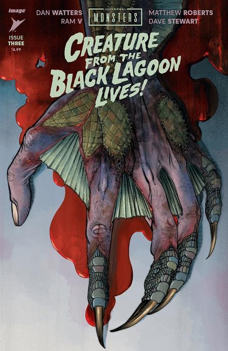 Image Comics Comic Books UNIVERSAL MONSTERS CREATURE FROM THE BLACK LAGOON LIVES #3 (OF 4) CVR A MATTHEW ROBERTS & DAVE STEWART 70985303971600311 0424IM345