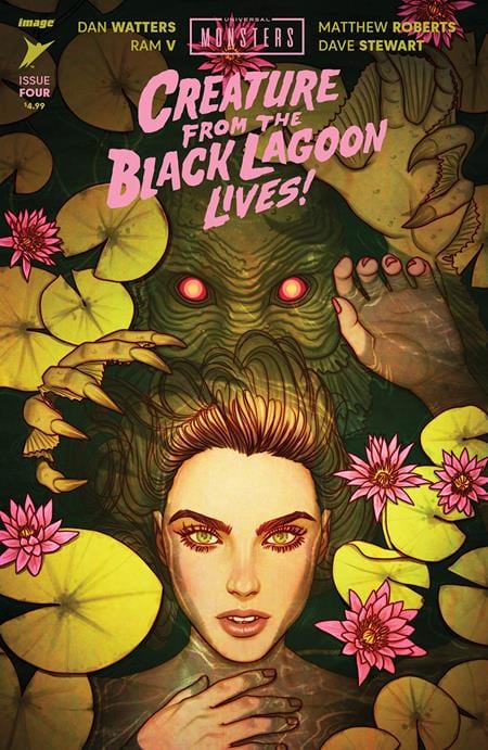 Image Comics Comic Books UNIVERSAL MONSTERS CREATURE FROM THE BLACK LAGOON LIVES! #4 (OF 4) CVR B JENNY FRISON VAR 70985303971600421 0524IM375