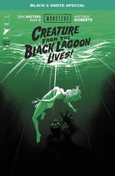 Image Comics Comic Books UNIVERSAL MONSTERS CREATURE FROM THE BLACK LAGOON LIVES BLACK & WHITE SPECIAL #2 (OF 2) CVR A MATTHEW ROBERTS 70985304623300211 0426IM0441