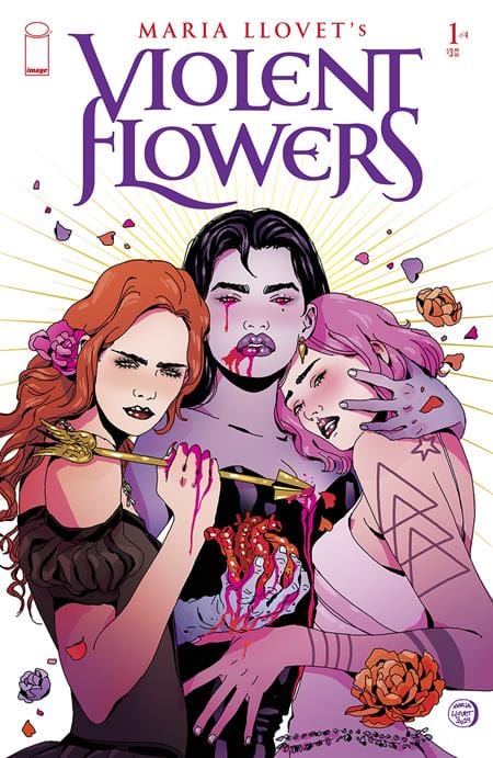 Image Comics Comic Books VIOLENT FLOWERS #1 (OF 4) CVR A MARIA LLOVET (MR) 70985304100900111 0724IM280