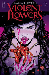 Image Comics Comic Books VIOLENT FLOWERS #1 (OF 4) CVR C MARIA LLOVET HEART VAR (MR) 70985304100900131 0724IM282