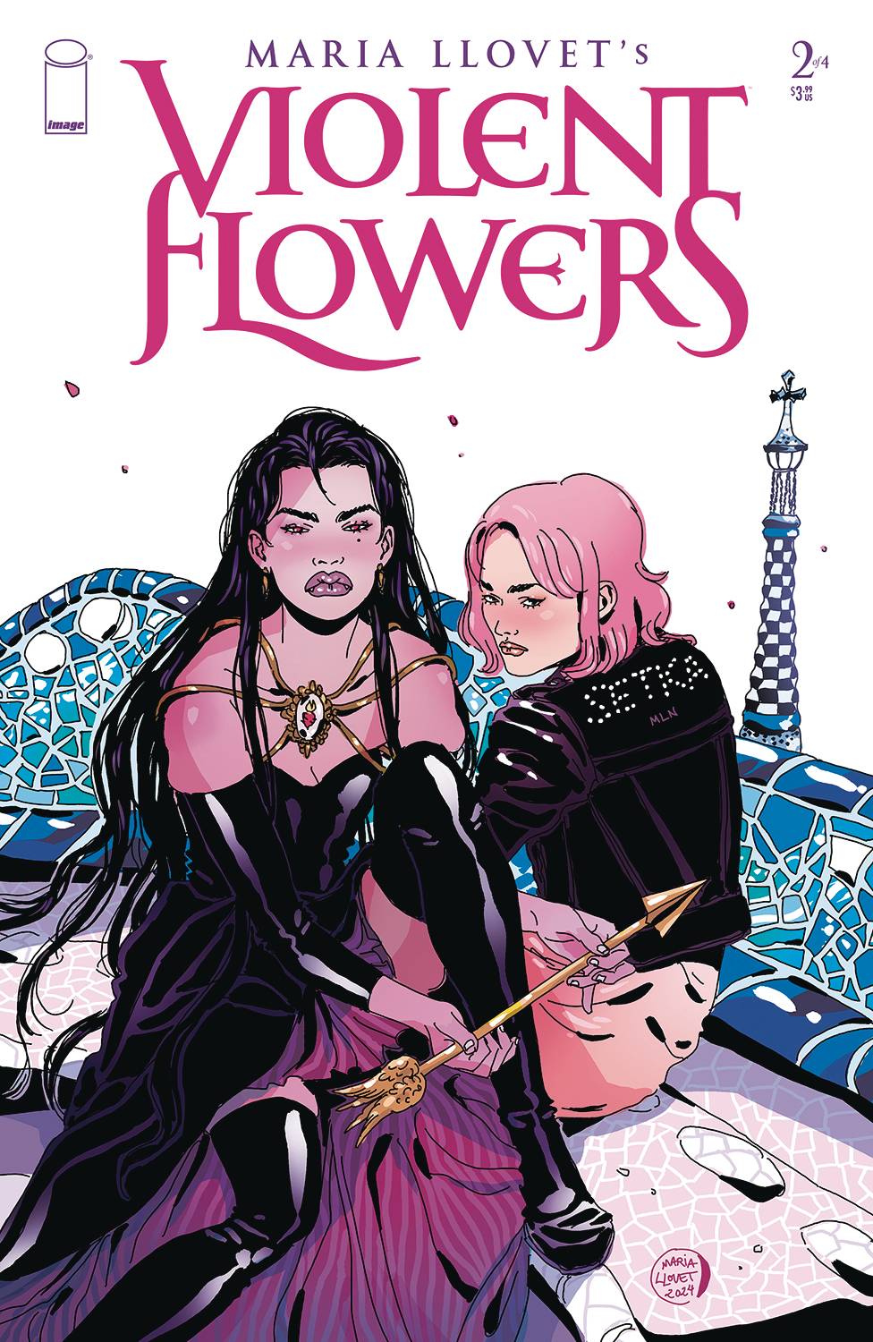 Image Comics Comic Books VIOLENT FLOWERS #2 (OF 4) CVR A MARIA LLOVET (MR) 70985304100900211 0824IM460