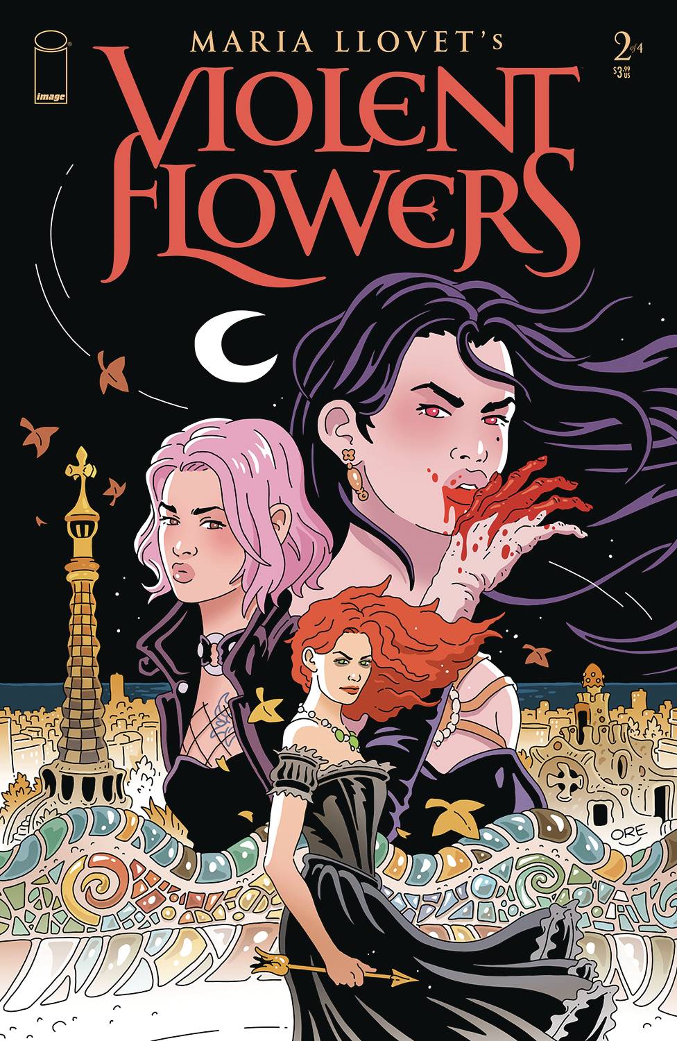 Image Comics Comic Books VIOLENT FLOWERS #2 (OF 4) CVR D JESUS ORELLANA VAR (MR) 70985304100900241 0824IM463